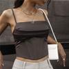 Shoulder Strap Vest, Halter Bandage, Tight-fitting Top