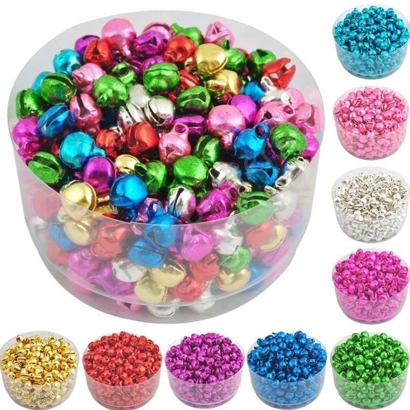50PCS Metal Jingle Bells Christmas Party Decor DIY Handmade Accessories