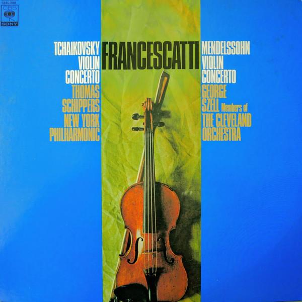 LP Record ZINO FRANCESCATTI GEORGE SZELL ME Mendelssohn Violin Concerto Tcha 13AC288 CBS SONY 1977 Japan Classical Used