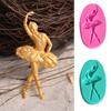 Ballet Girl Silicone Mold Fondant Cake Chocolate Cookie Decorating Mould Tool