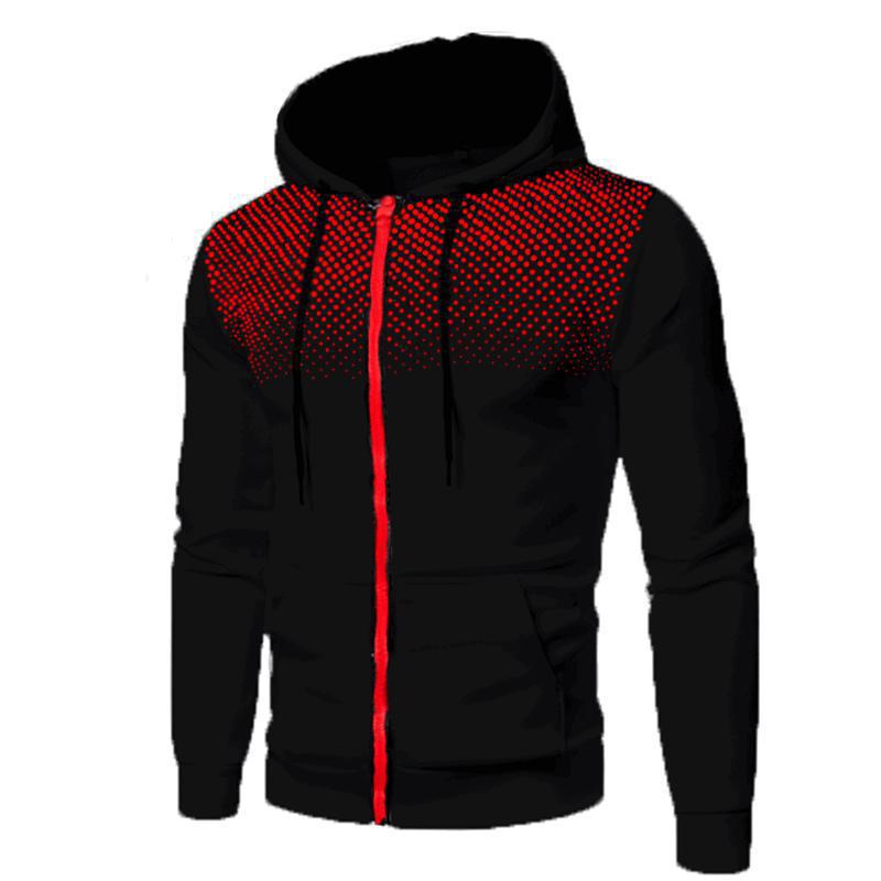 Men's Casual Zipper Sports Sweatshirt - Autumn/Winter Edition