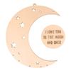 Mobile To Decorate - ARTEMIO - Wooden Moon - Creative Kit - Durable - Mixed