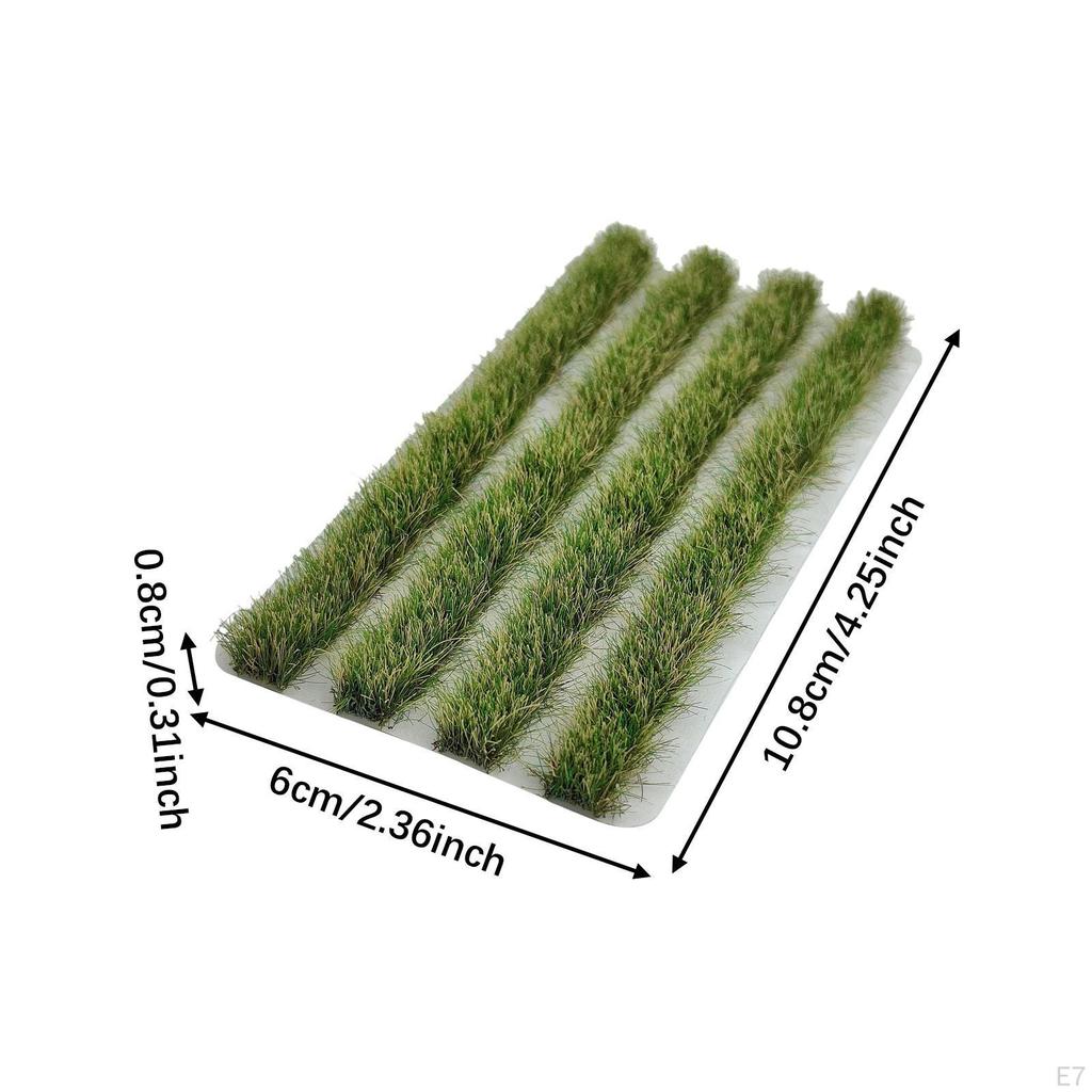Grass Model Artificial Scenery Layout Decor for Railroad Miniature Base Landscape