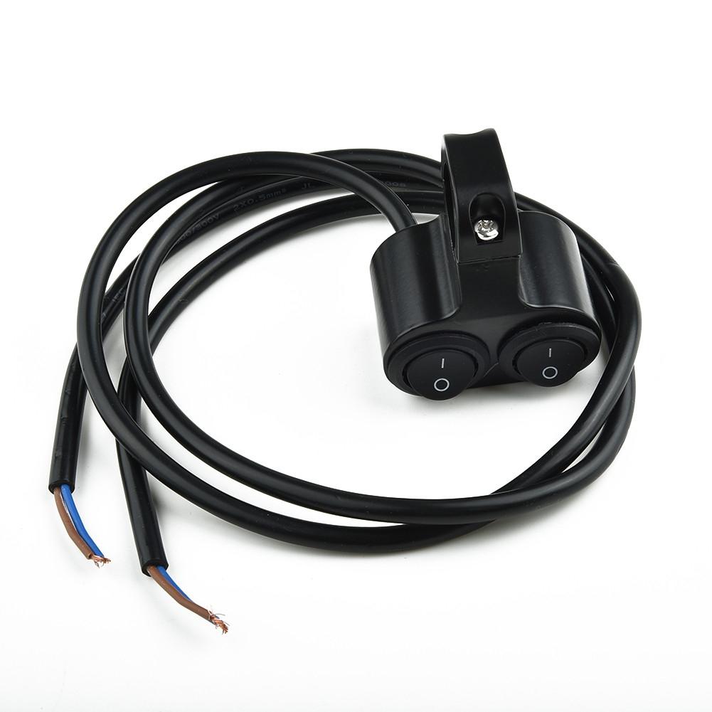 Dual Light Switch Motorcycle Handlebar Aluminum Alloy Multiple Protection