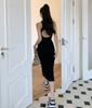 Summer Dress New Ins Hottie Backless Sexy Bag Buttock Slim Dress Vest Long Skirt Long Dress Party Dress
