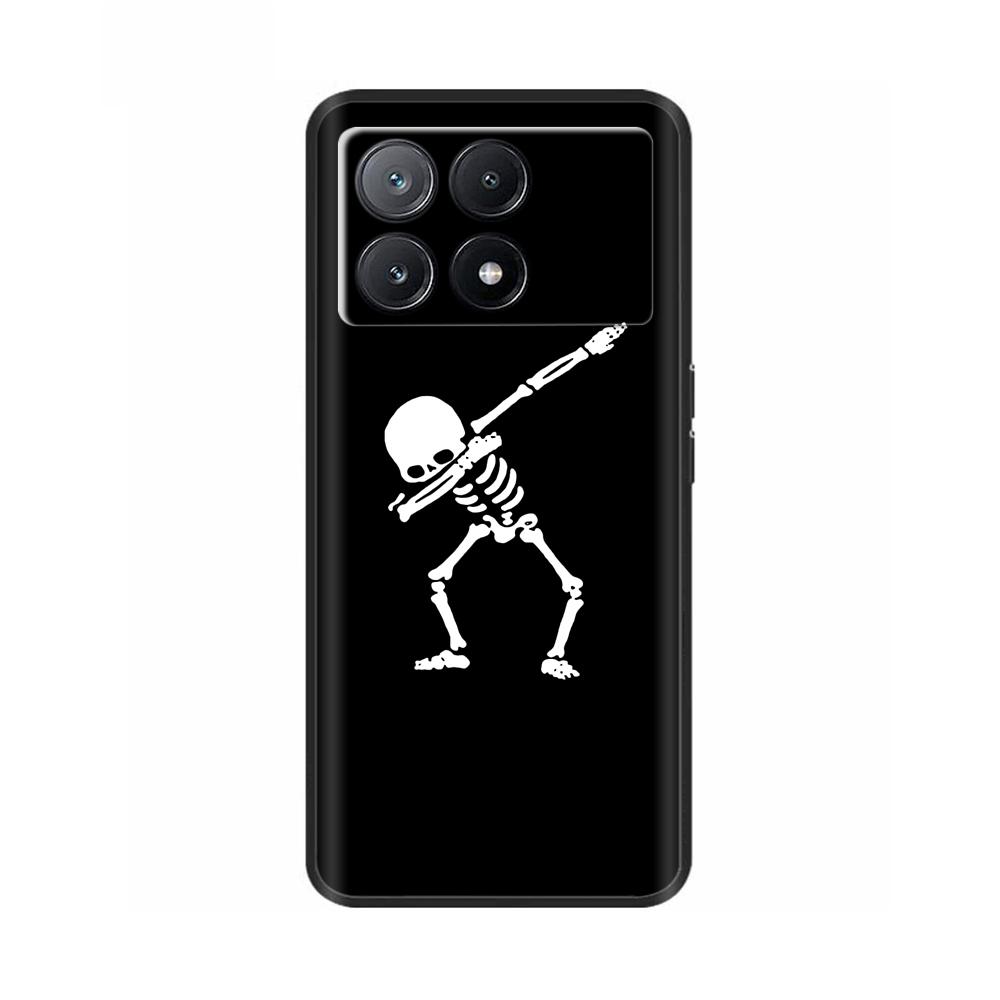Phone Case For Poco X6 Pro Coque Cover For Poco X6 Neo Pocox6 Pro 5G Soft Black Silicone Bumper Shockproof Case Protection Shell