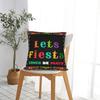 Let'S Fiesta Party Printed Pillow Cover Mexican Amigo Cinco De Mayo Sombrero Morden Pillow Case For Living Room Sofa Soft Gift