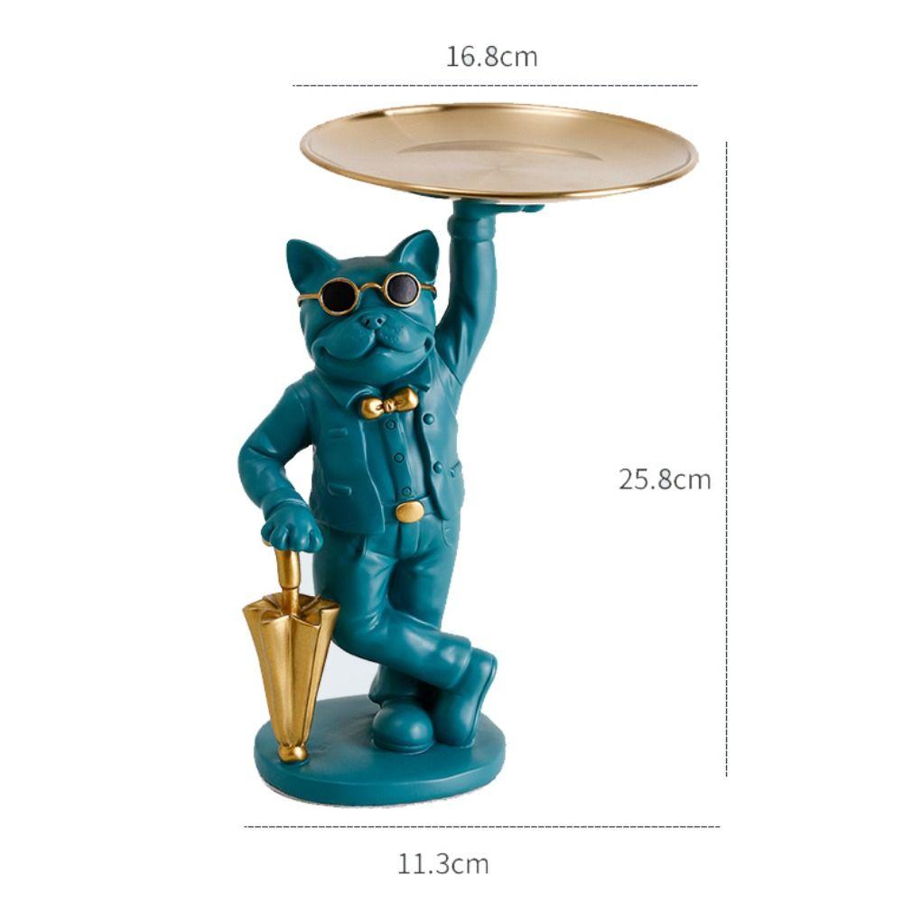 Креативная полка для хранения вещей в форме собаки, многофункциональная подставка для хранения ключей, поднос для закусок