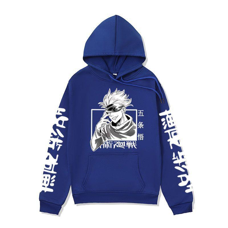 Mens Oversized Anime Hoodie With Heat Transfer Print Streetwear Harajuku Style Winter Fleece Lined Sweatshirt