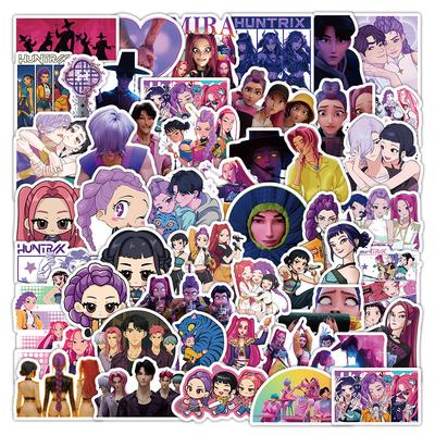 50 Новых трансграничных K-pop стикеров «Охотники на демонов» для персонализированного граффити-декора мобильного телефона, стаканов для воды и водонепроницаемых стикеров