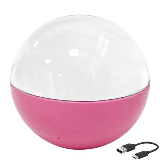 7CM Memory Sphere Ornament WiFi Video Player Faux Crystal Ball Personalized Photo Videos Display Sphere Lamp Birthday Anniversary Gift