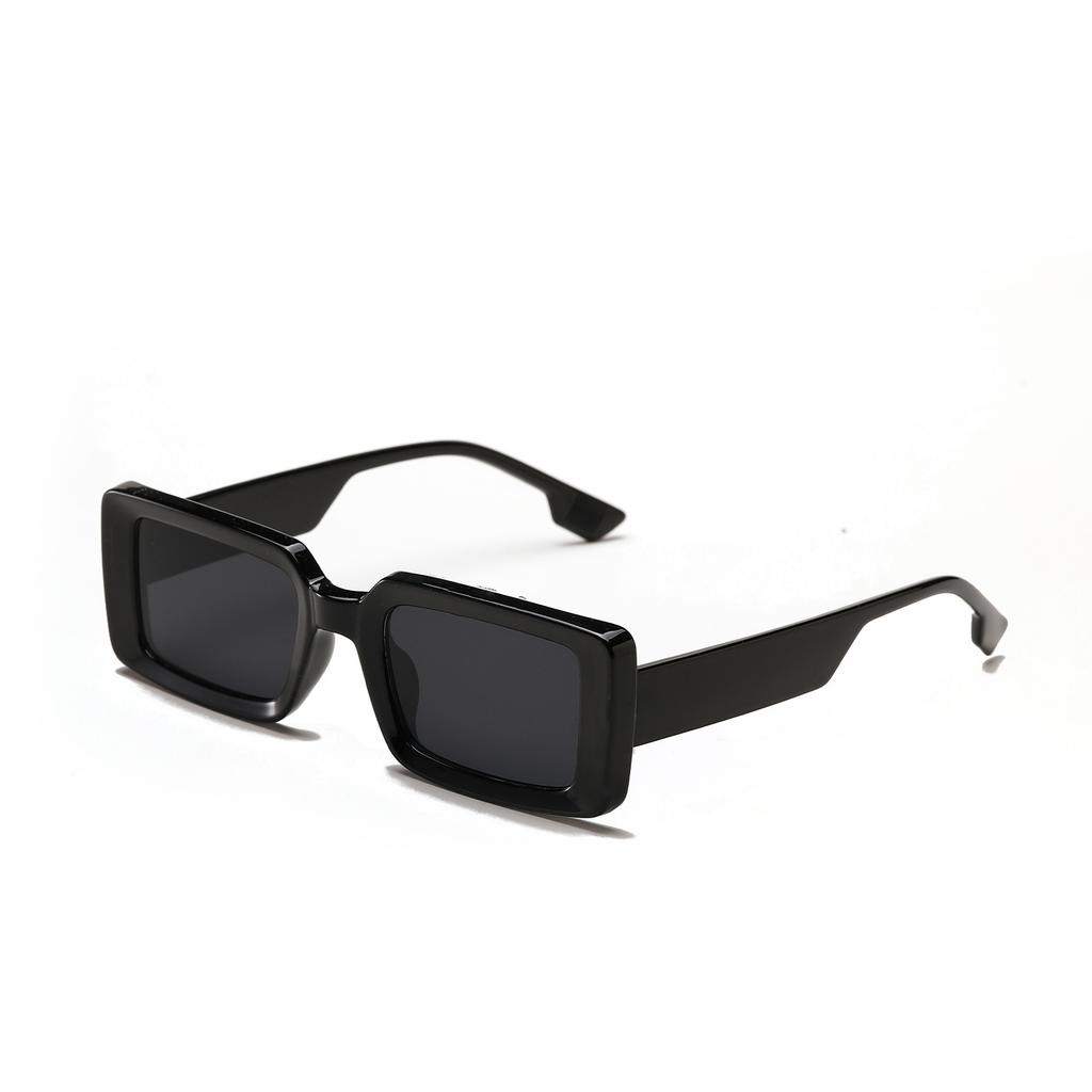 Очки 95162 Квадратные Маленькая Оправа Слишком Черепаховый Чай Однотонные Солнцезащитные Очки Женские, Солнцезащитные Очки Мужские