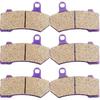 ECCPP Brake Pads For FLHTCU Ultra Classic Electra Glide 2008-, FLHR Road King FLHX Street Glide 2008-, Front And Rear Braking Pads Kits Set