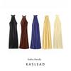 Kaslead New Arrival Women's Clothing Fashion Style Slim Fit Backless Silk Satin Texture Dress 3274548