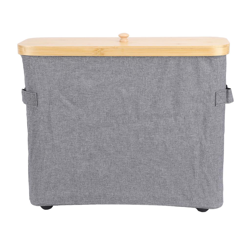 Корзина для хранения туалетной бумаги с крышкой и ручкой, складная, напольная, легкая сборка, контейнер для туалетной бумаги B