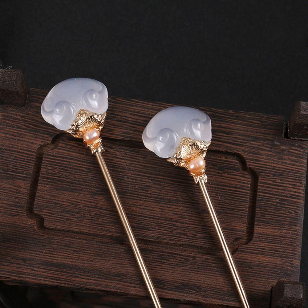 Accessories Pearl Chinese Style Headwear Hanfu Hair Sticks Ancient Headwear Ancient Style Hairpin