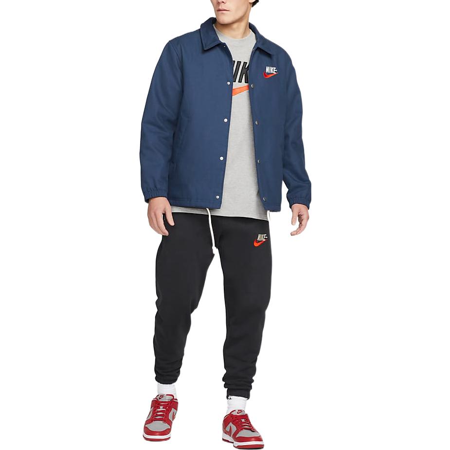 Nike Jackets Men's Blue Lapel Moderate Other DM5275-410