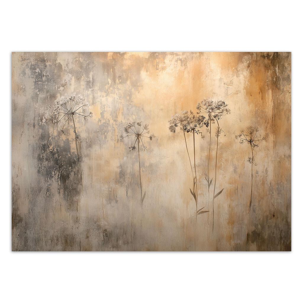 Wallpaper Plants In Misty Grass