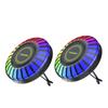 Car Smart APP Control RGB Music Rhythm Lamp Air Freshener LED Strip Sound Control Voice Pick Up Atmosphere Light Air Vent Clip