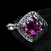 Серебро 925 пробы Натуральный кулон с розовым турмалином 35 карат Сертифицированный my.pd-7-k