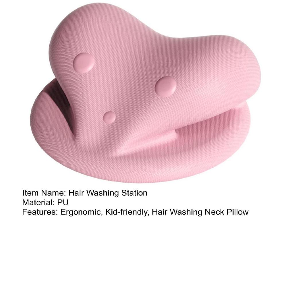 Детская станция для мытья волос Эргономичная подушка для мытья волос Раковина Шампунь-станция для мытья волос для детей Домашний уход