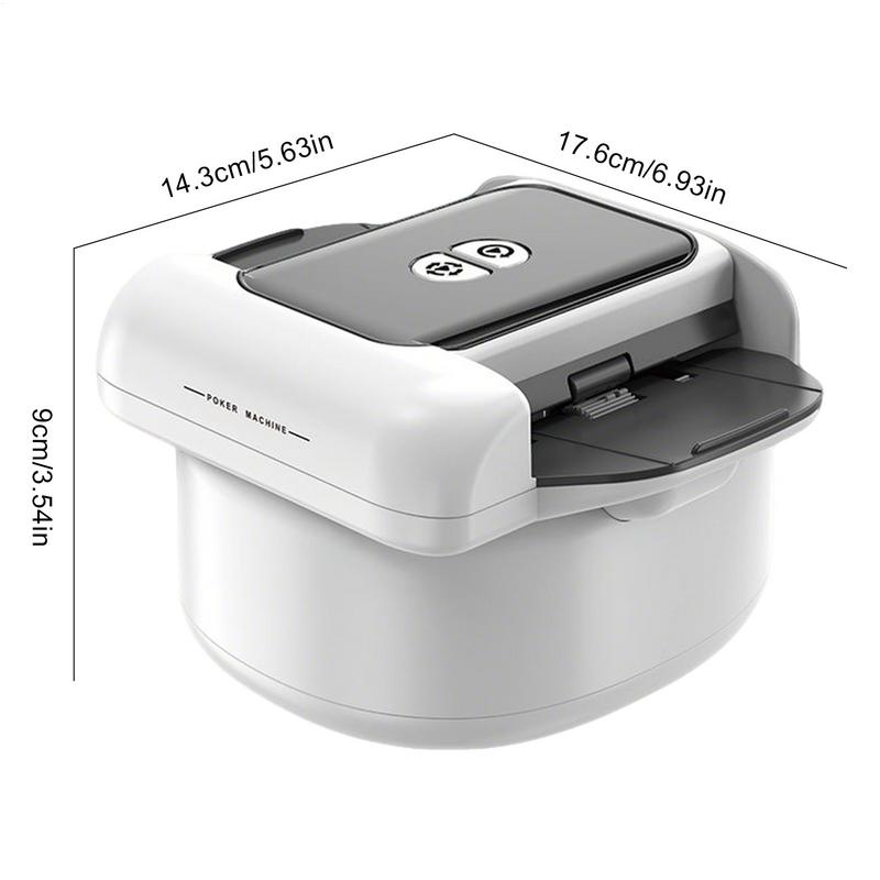 Автоматический тасовщик карт 1-2 колоды Профессиональная машина с 2 режимами Перезаряжаемый раздатчик для Покера Настольная игра