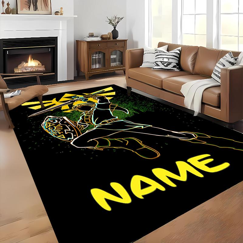 Custom personalization The Legend of Zelda Breath of the Wild Area Rug - Perfect For Kitchen, Bathroom,Laundry Room Decor Large Size Available,Gift Al