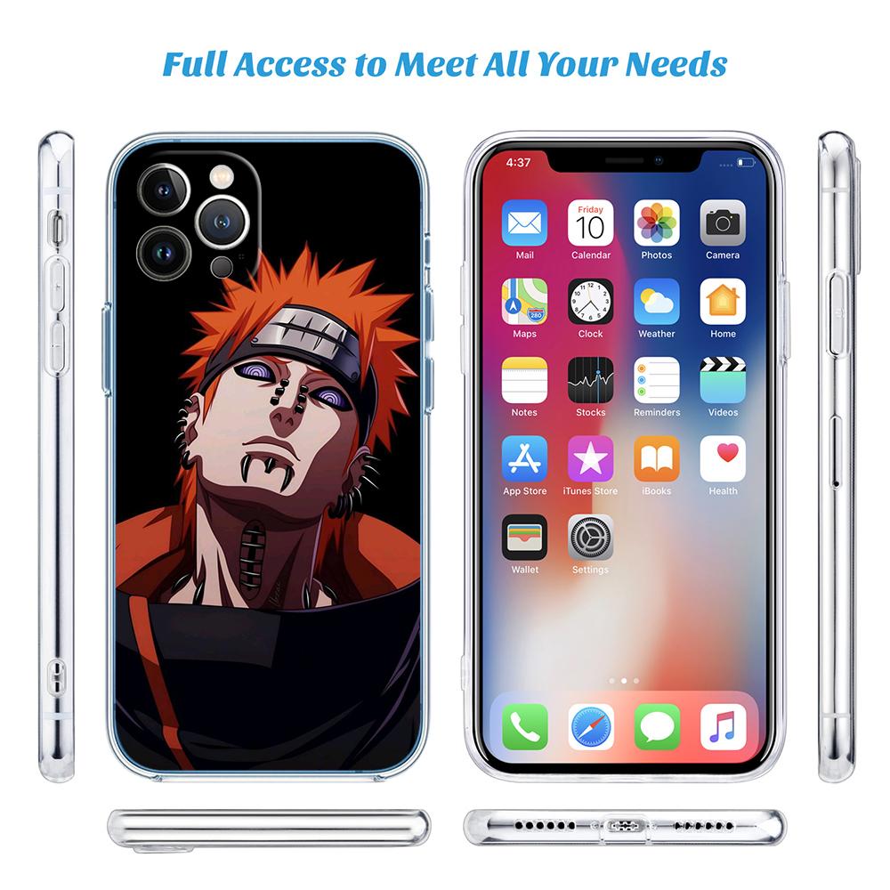 LO80 Pain Akatsuki NARUTO Case for Motorola E13 E15 E20 E22 E22I E22S E30 E32 E40 E7 E7I G Plus Power Play Stylus G22 G14