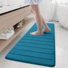 Olanly Soft Memory Foam Bathroom Bath Mat Absorbent Non-Slip Bath Mat Washable Comfortable Bath Mat Easy to Dry For Bathroom Rug