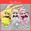 Soft And Sweet Plush Bigeyed Doll Keychain Accessory For Kids Gifts And Collectibles