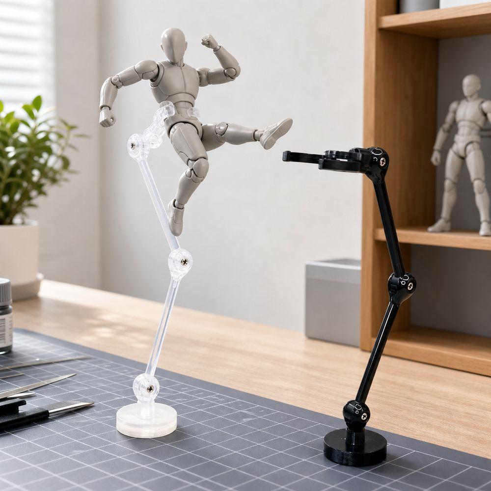 Adjustable Joints Model Support Stand Magnetic Base Robot Model Stand Model Display