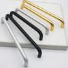 U Type Aluminum Alloy Kitchen Cabinet Door Handles Drawer Knobs Home Improvement Furniture Handle Hardware Diameter 10mm