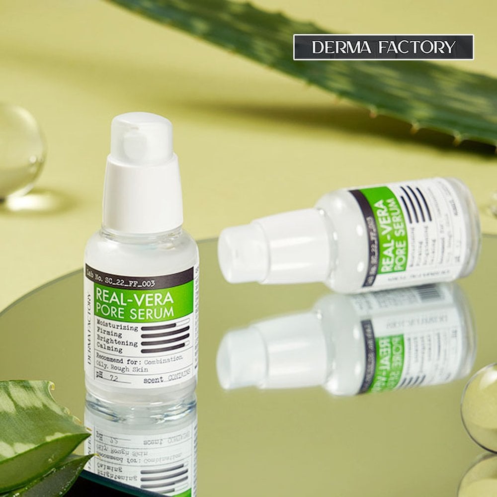 [DERMA FACTORY] Vegan Certified Real Vera Pore Serum 30ml