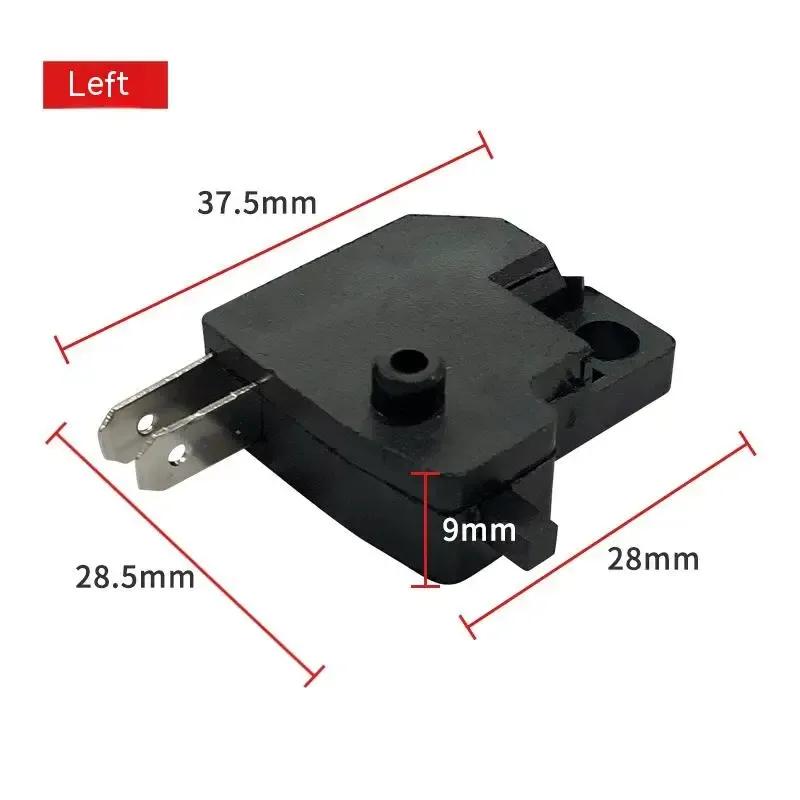 Universal Disc Brake Switch Set for Motorcycle, Electric Car & ATV - Left/Right Front Brake Stop Light Switch with Spring