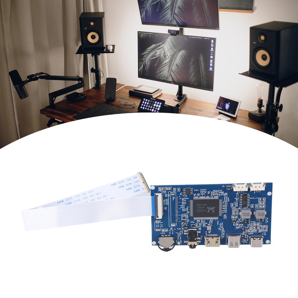 Portable LCD Driver Board Notebook LCD Display Screen Drive Controller Board 30pin EDP 1920x1080 Resolution with Cord