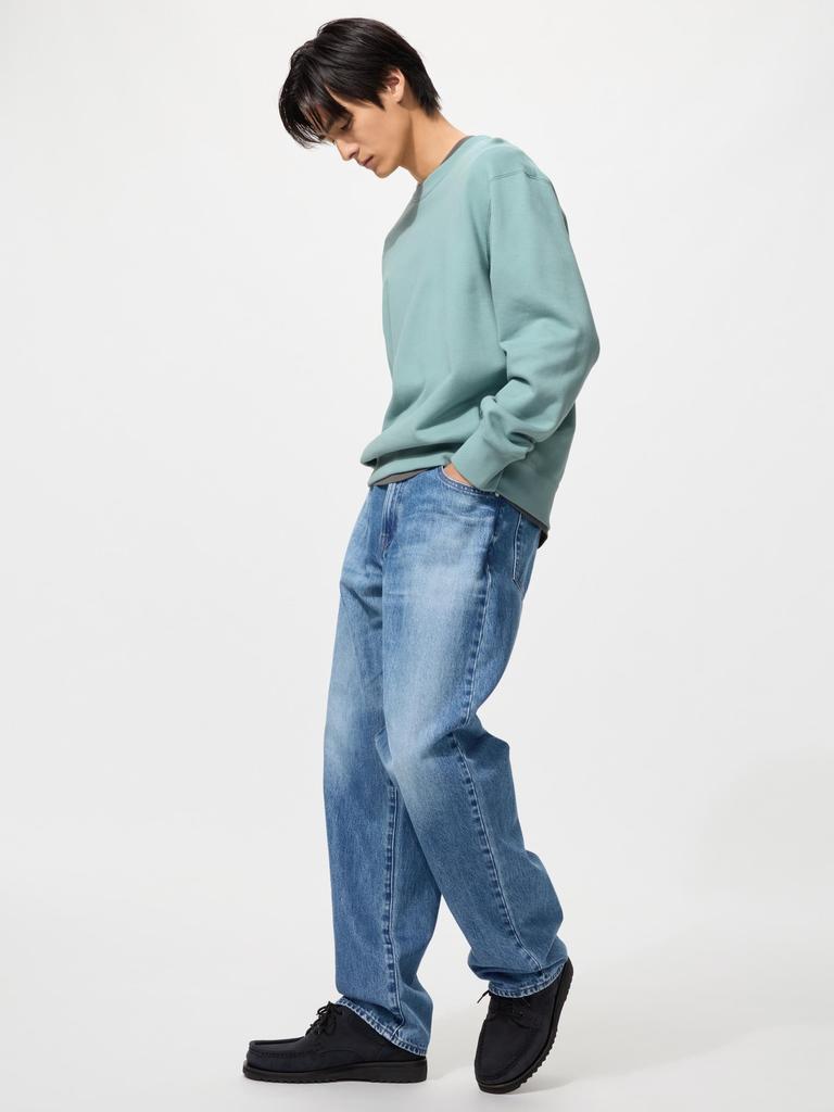 Uniqlo Японские мешковатые джинсы длинные