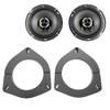 CGP 6-inch 16cm 2-Way Coaxial Speaker with Baffle Set for Toyota Vehicles (CGP-ZD601-16TD)