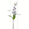 3 Pcs Artificial Jasmine Artificial Hanging Flowers Balcony Artificial Flowers Like Real for Wedding Floral Party Decor Home Accessories Spring Decor