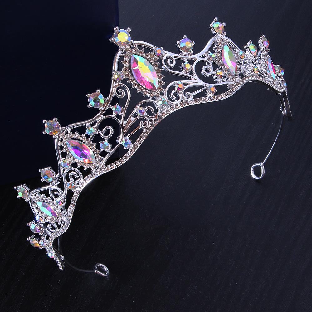 Bridal Headband Crown Bridal Wedding Jewelry Headdress Hair Clip Crown Hair Clasp