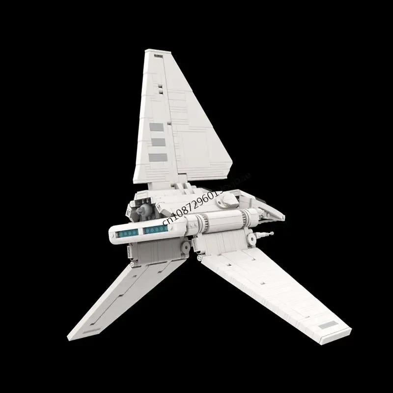 NEW 1213PCS star battle Movie MOC Impering Lambda-Class Shuttle model DIY creative ideas Child Toy Assembly Puzzle birthday Gift