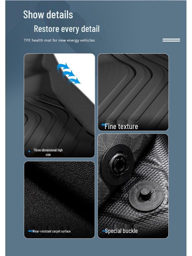 Полиуретановые коврики и вкладыш в багажник для Honda Civic 2016-2024 (10-е/11-е поколение)