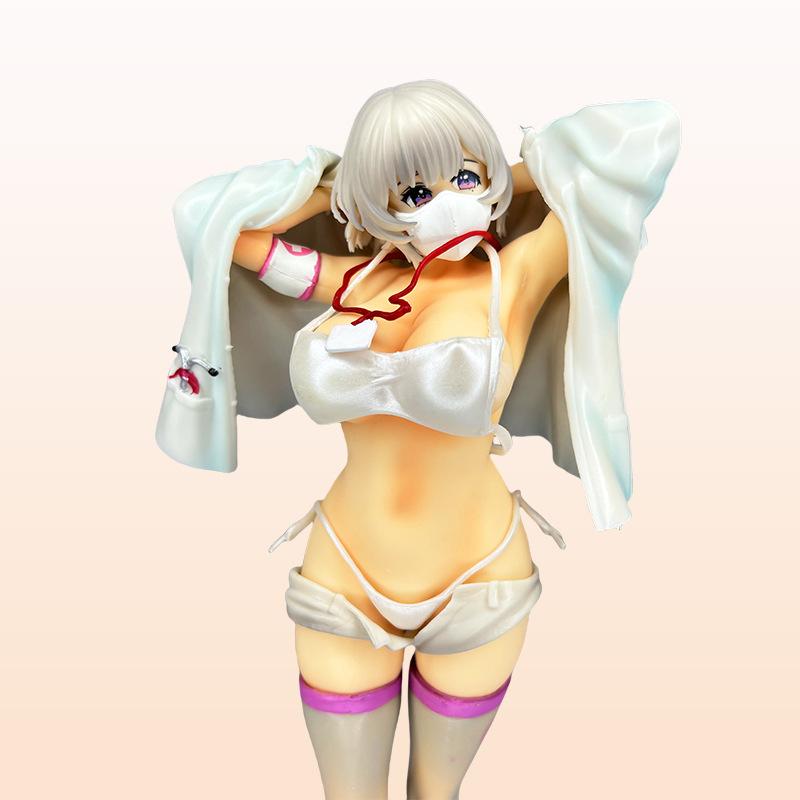 27 см Коллекция Creators Аниме Hotvenus Nurse Hoshikawa Chigusa Сексуальная Девушка ПВХ Фигурка Коллекционная Модель Игрушка