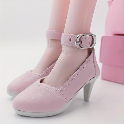 Декоративная обувь для кукол BJD, ПУ, острый каблук, 1 пара для 1/3 кукол, одежда, аксессуары