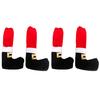 4/8 Pcs Christmas Chair Leg Covers Santa Claus Elf Boot Design Table Legs Socks Dining Chair Slipcover Furniture Feet Covers for Xmas Party