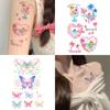 Butterfly Body Art Sticker Cloud Makeup Tattoo Decals Long-lasting Temporary Tattoo Stickers  Girls