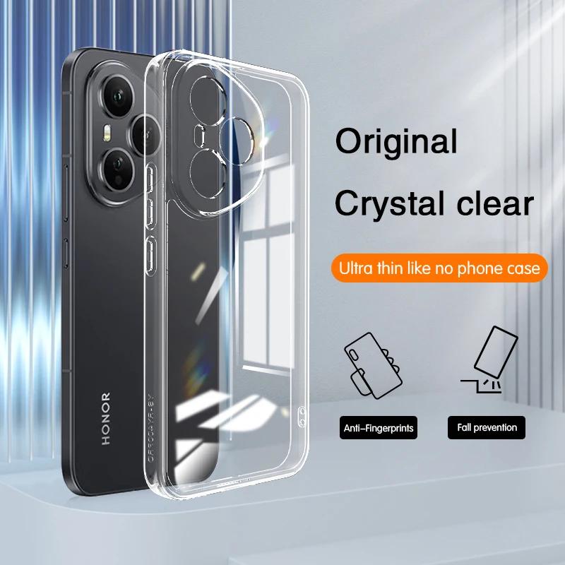 Мягкий прозрачный чехол из ТПУ для Honor 400 Pro 5G Funda Защита прозрачной линзы Ультратонкая задняя крышка для Honor 400 Pro