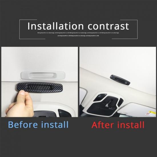 ABS Carbon Interior Sunroof switch handle Trim Cover For Subaru Outback -23