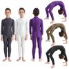 Children's Girls Long Sleeve Dance Gymnastic Leotard Unitard Full Length Bodysuit Catsuit Dancewear Costumes