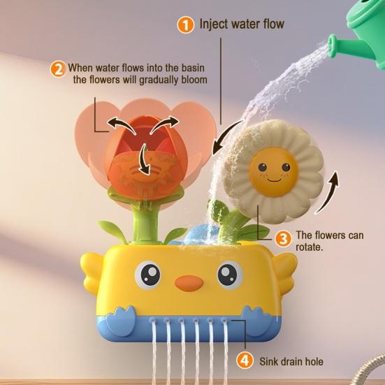 Игрушки для ванны для малышей, игрушка для ванны с водопадом для ребенка на присоске, интерактивная игрушка для ванны, игровой набор для душа для детской ванны, летние подарки на день рождения