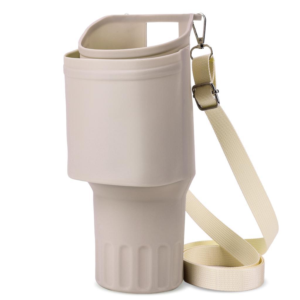 FE# Силиконовый чехол для стакана Термостойкий Устойчивый к царапинам Аксессуары для чашек (хаки)